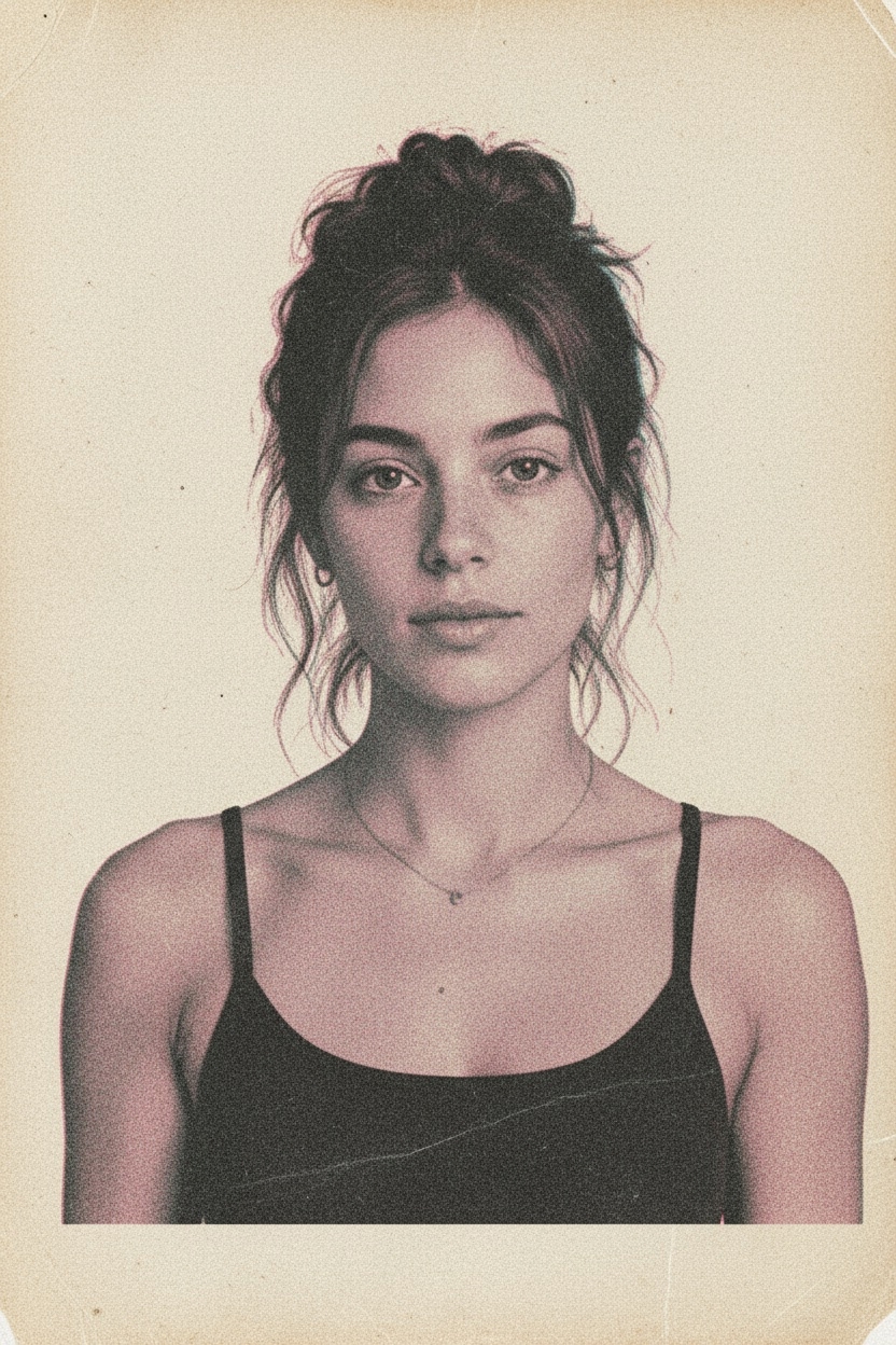 Marie-Claire Pronti, AI-generated — Paper sketch